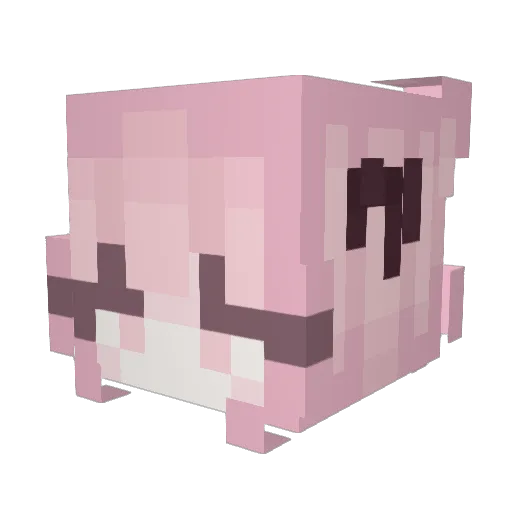 feng4726 Minecraft avatar head, 3D render