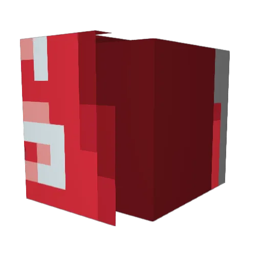 feni1 Minecraft avatar head, 3D render