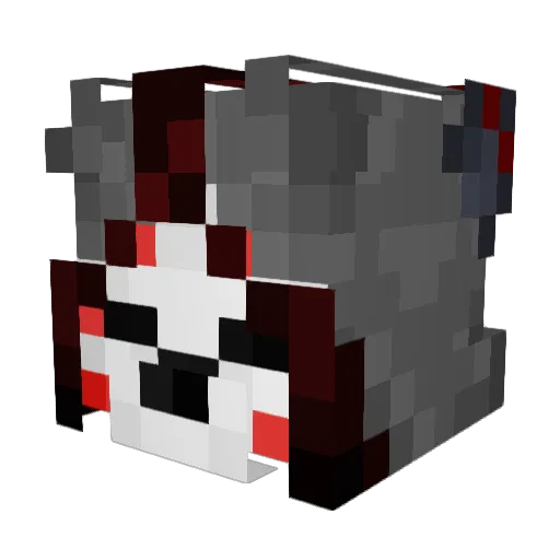fennec_kitsune Minecraft avatar head, 3D render