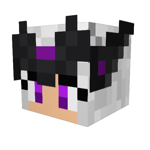 fennexs Minecraft avatar head, 3D render