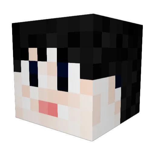 fenozico_2 Minecraft avatar head, 3D render