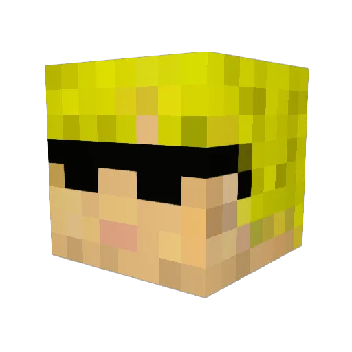 fenrair_undead Minecraft avatar head, 3D render