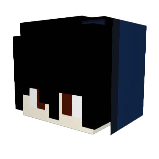 fenyou01 Minecraft avatar head, 3D render