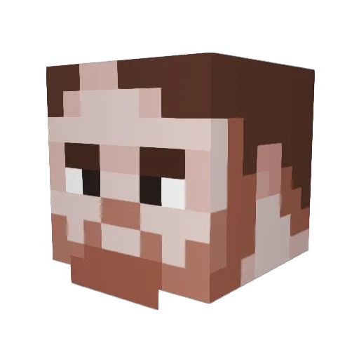 feodor111 Minecraft avatar head, 3D render
