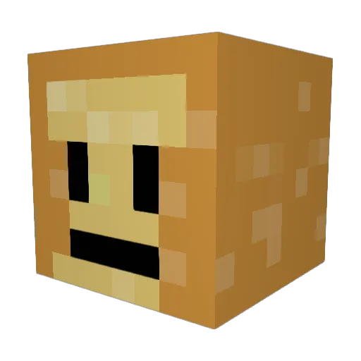 fepr Minecraft avatar head, 3D render