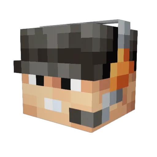 ferb166 Minecraft avatar head, 3D render