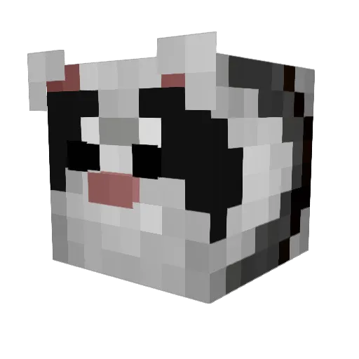 ferbrat Minecraft avatar head, 3D render