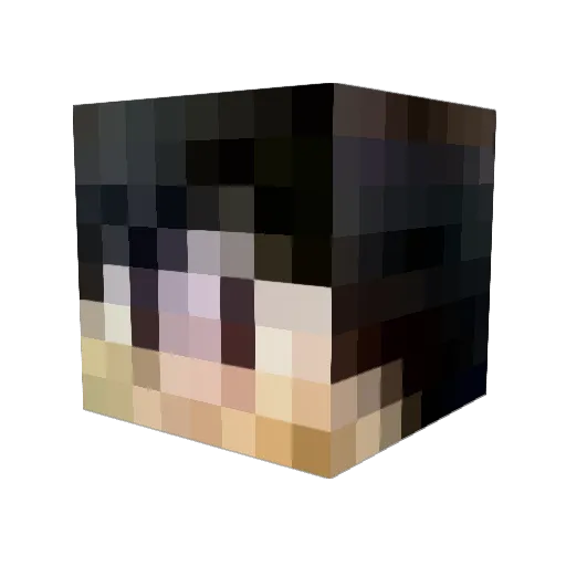 ferding06 Minecraft avatar head, 3D render