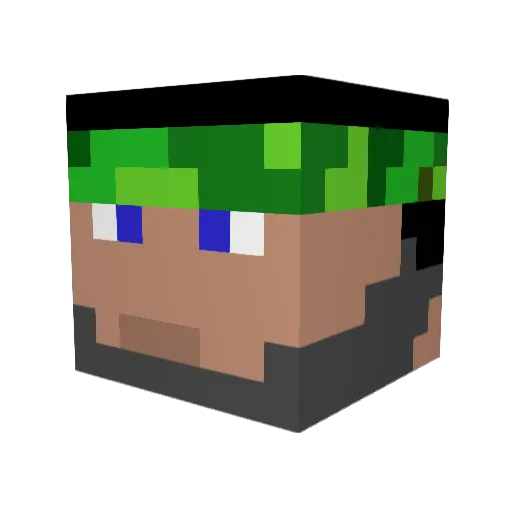ferenc992 Minecraft avatar head, 3D render