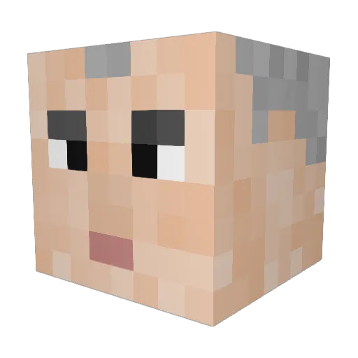 ferhatsandir Minecraft avatar head, 3D render