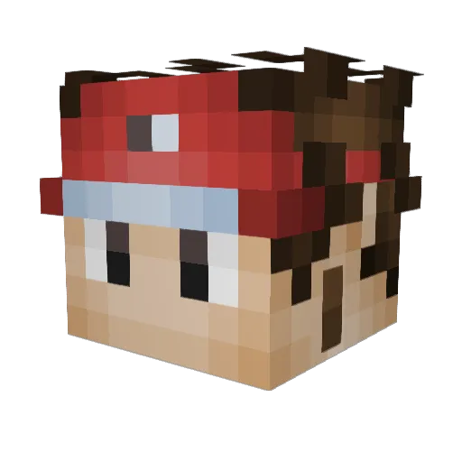 ferio88 Minecraft avatar head, 3D render