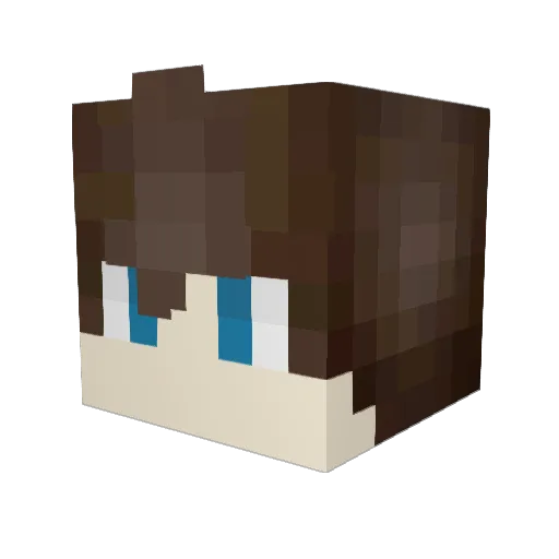 feris10 Minecraft avatar head, 3D render