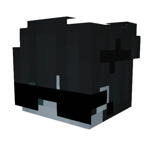 feritbkgz Minecraft avatar head, 3D render