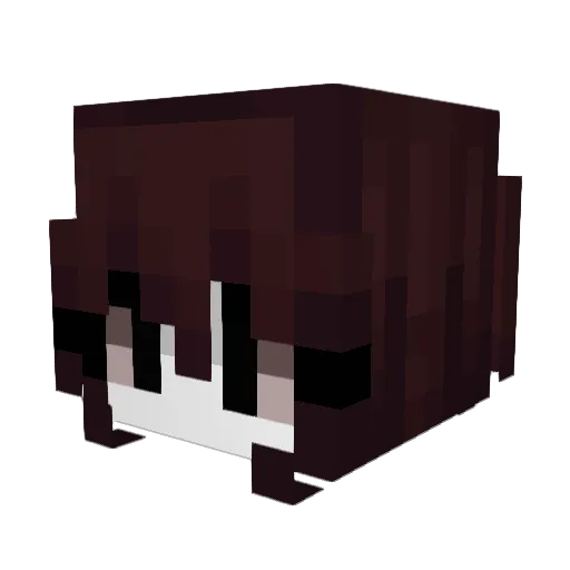 fermile Minecraft avatar head, 3D render