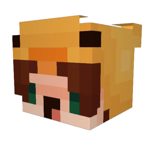 fernan4539552443 Minecraft avatar head, 3D render
