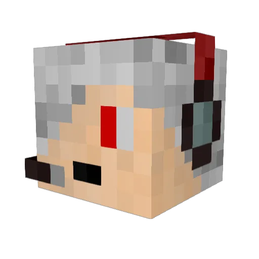 fernan8015906154 Minecraft avatar head, 3D render