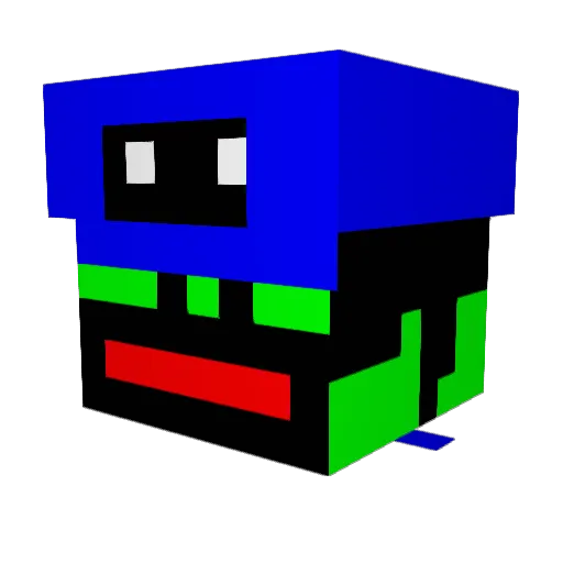 fernhern12 Minecraft avatar head, 3D render