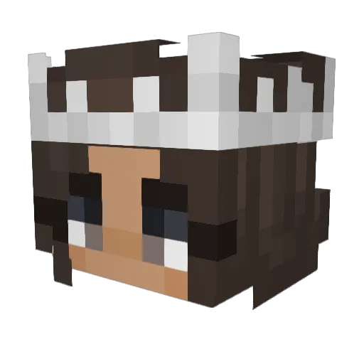 fernijen Minecraft avatar head, 3D render