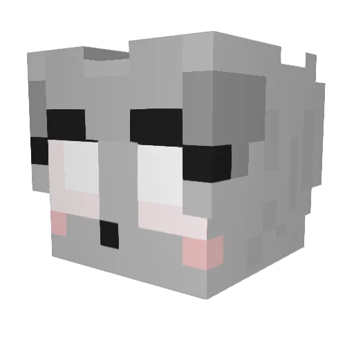 fernkip Minecraft avatar head, 3D render
