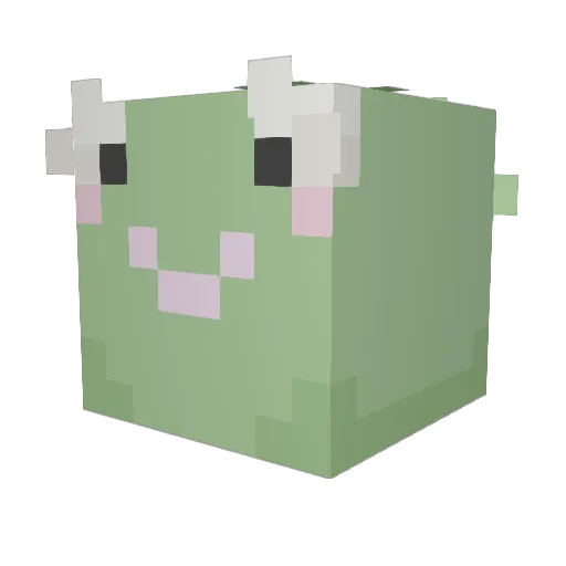 fernsbees Minecraft avatar head, 3D render