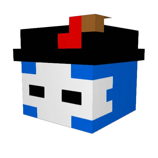 fernwood3000 Minecraft avatar head, 3D render