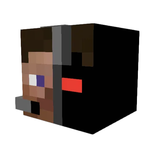 ferozmx Minecraft avatar head, 3D render