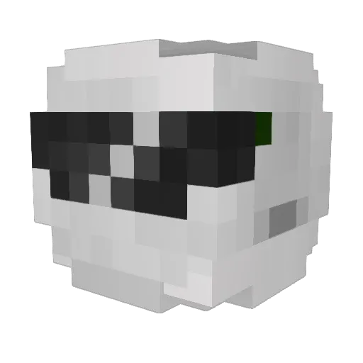 ferrari2424 Minecraft avatar head, 3D render