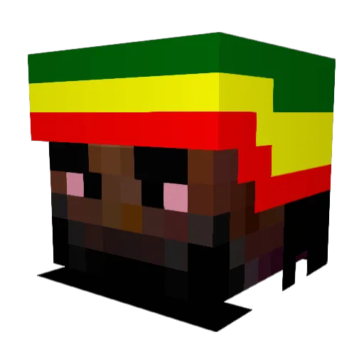 ferret1986 Minecraft avatar head, 3D render