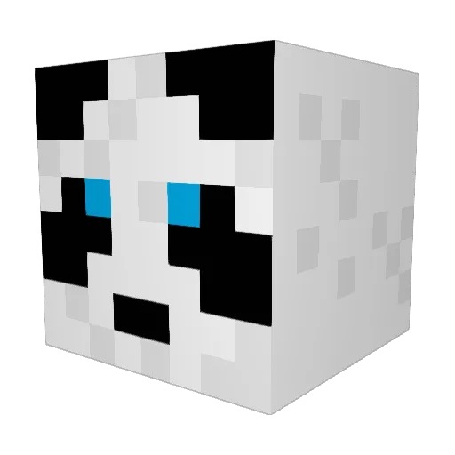 fersotram Minecraft avatar head, 3D render