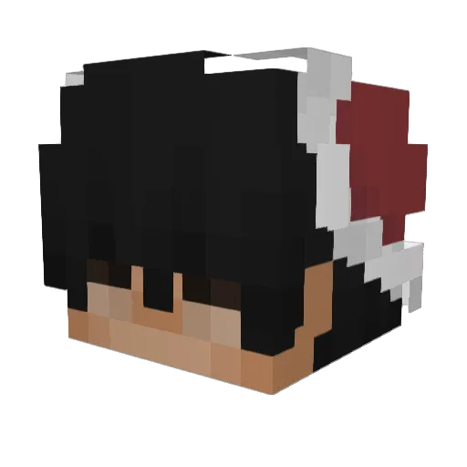 feryasha Minecraft avatar head, 3D render