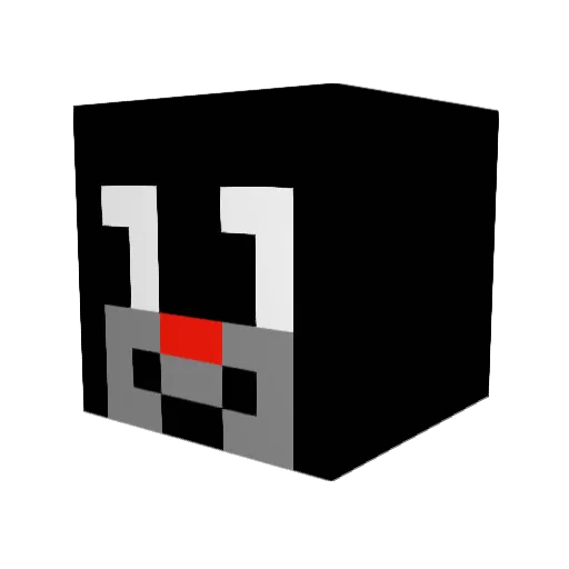 feryszek Minecraft avatar head, 3D render