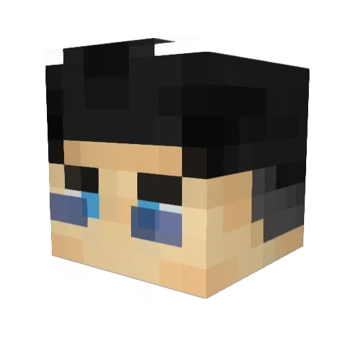feshonuk Minecraft avatar head, 3D render