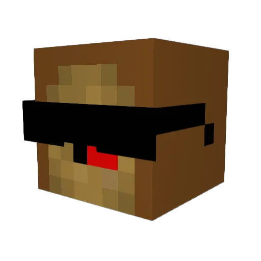 fettesbrot231 Minecraft avatar head, 3D render
