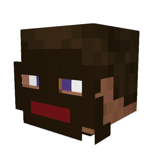 fettucine83 Minecraft avatar head, 3D render