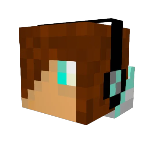 fettyoda Minecraft avatar head, 3D render