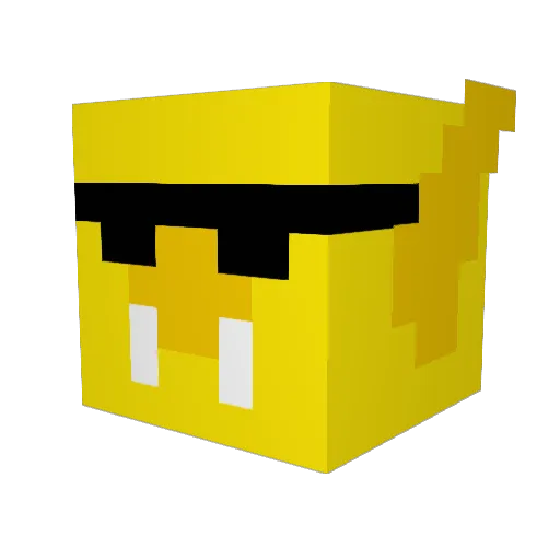 fevi99 Minecraft avatar head, 3D render