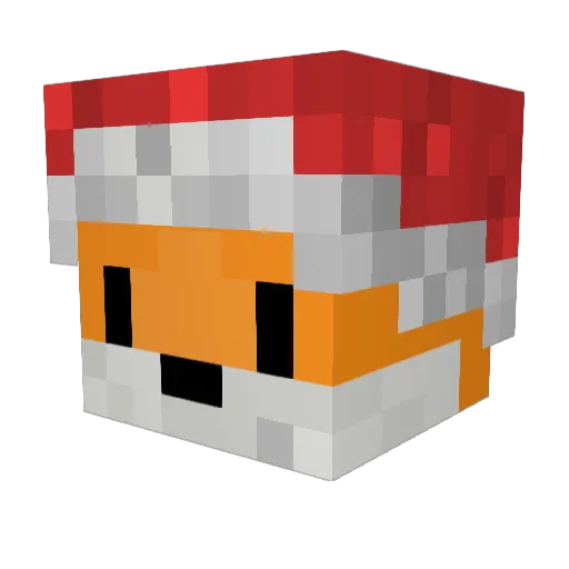 fexio Minecraft avatar head, 3D render