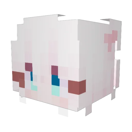 feynman2004 Minecraft avatar head, 3D render