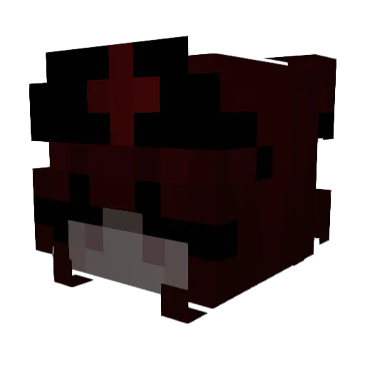 feyries Minecraft avatar head, 3D render