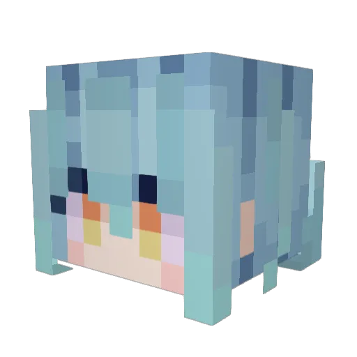 feznoodle Minecraft avatar head, 3D render