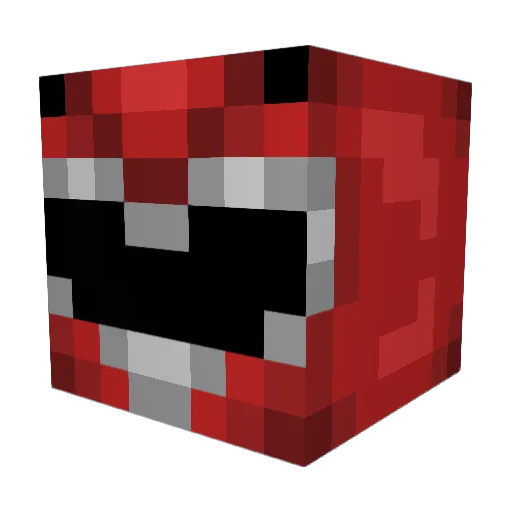 ff7ac2 Minecraft avatar head, 3D render