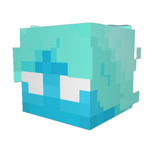 ffanttastic Minecraft avatar head, 3D render