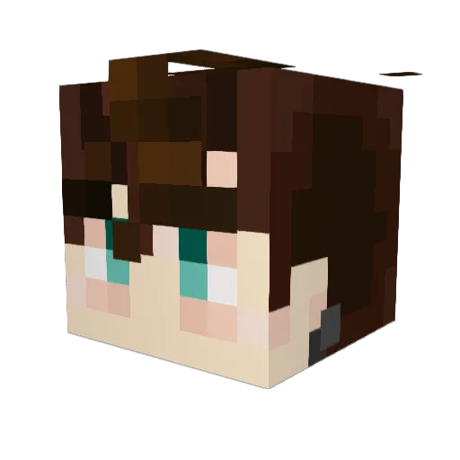 ffblnce Minecraft avatar head, 3D render