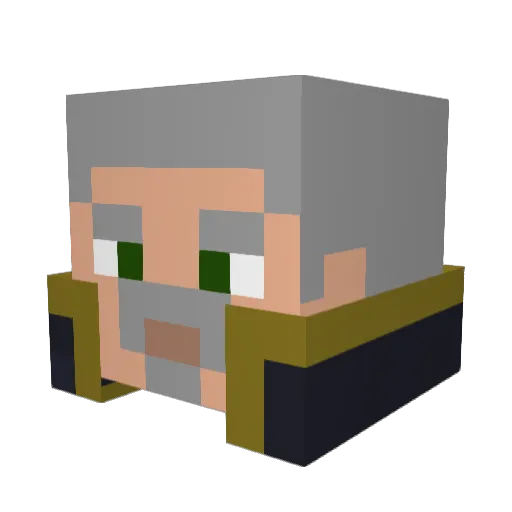 ffedosyukf Minecraft avatar head, 3D render