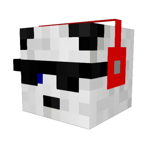 ffifou95310 Minecraft avatar head, 3D render