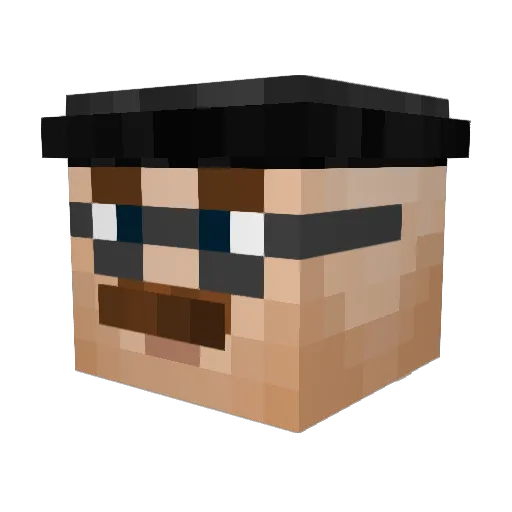 ffilbil2611 Minecraft avatar head, 3D render