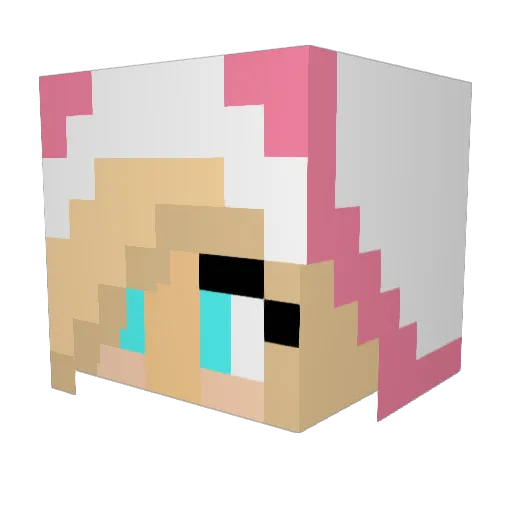 ffionKieran Minecraft avatar head, 3D render