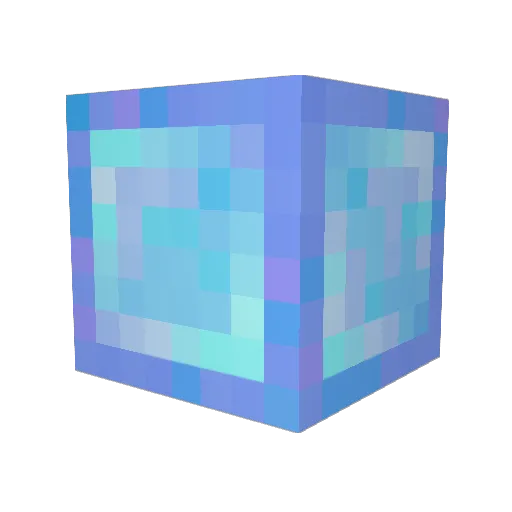 ffuni Minecraft avatar head, 3D render