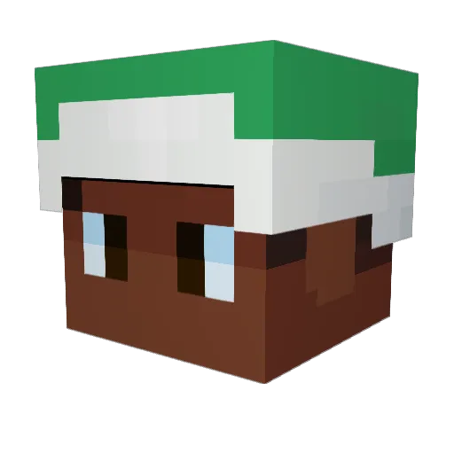 fgdsdd Minecraft avatar head, 3D render