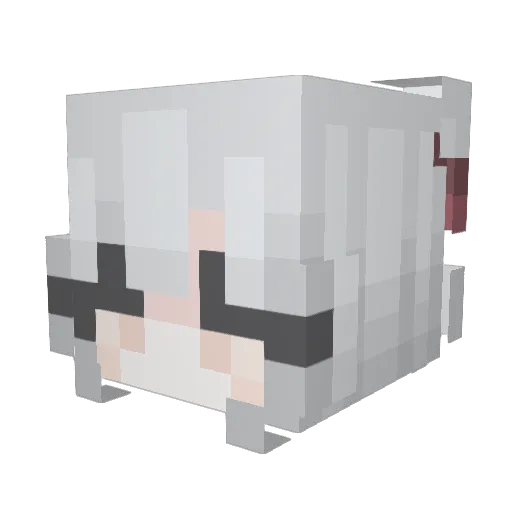 fh12 Minecraft avatar head, 3D render